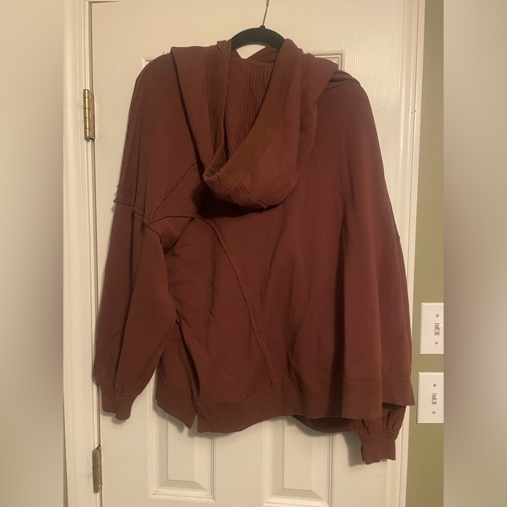 Free People x Yellowstone We Hoodie XS Color: Ranch Brown Graphic Combo NWT - Picture 7 of 7